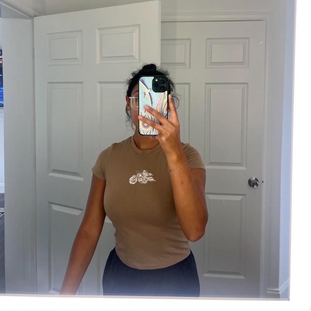 Brown Graphic Tee